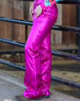 SIGNATURE TROUSERS - FUCHSIA METALLIC