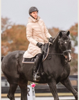 Cream Duck Down Riding Coat