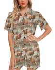Cattle Country Women's Western Pajama Set