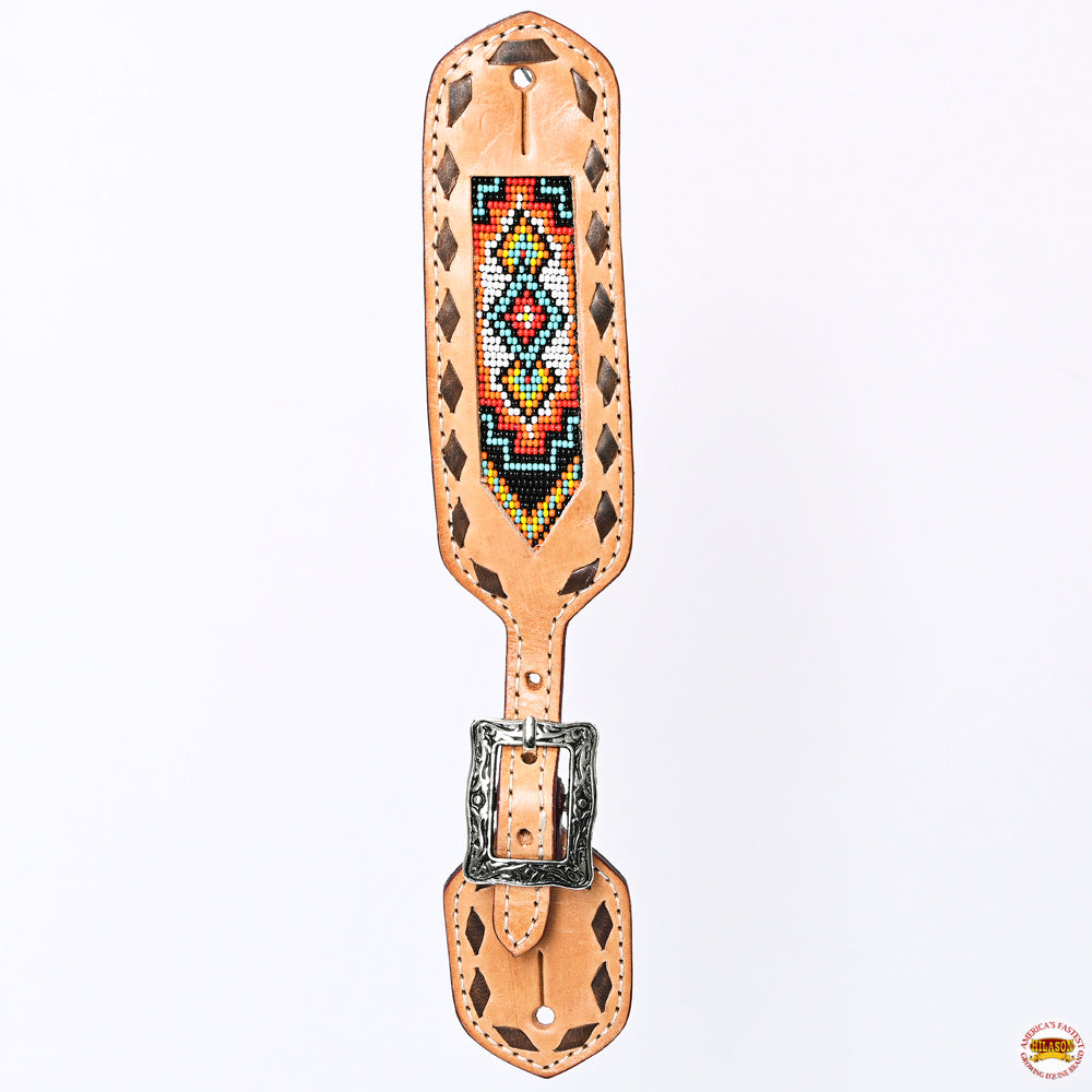 Hilason Western Cowboy Cowgirl Heavy Duty Genuine Leather Slobber Straps Black