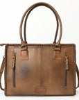 American Darling Briefcase Hair-On Genuine Leather Women Bag Western Handbag Purse
