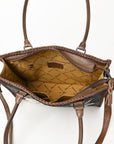 American Darling Briefcase Hair-On Genuine Leather Women Bag Western Handbag Purse