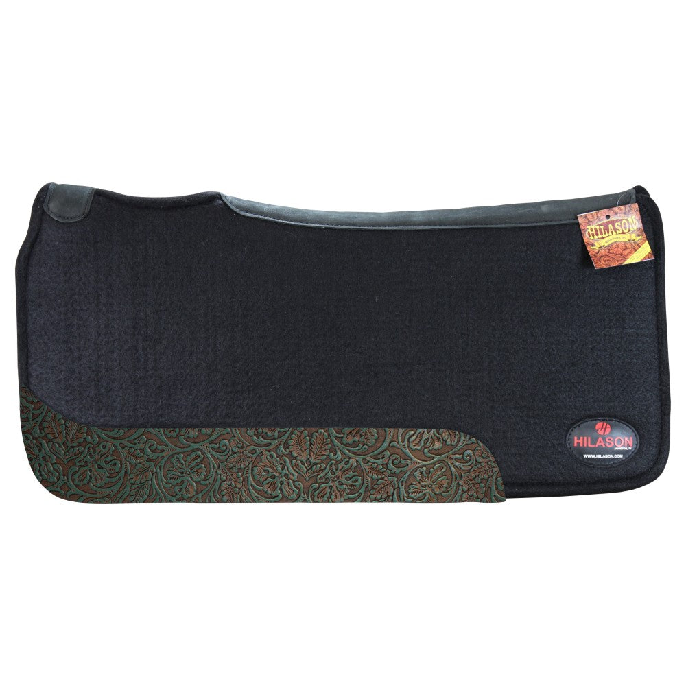 HILASON 31 In X 30 In Western Horse 100% Wool Felt Saddle Pad