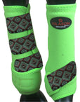 Large Hilason Horse Medicine Sports Boots Rear Hind Leg