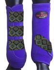 Large Hilason Horse Medicine Sports Boots Rear Hind Leg