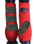 Large Hilason Horse Medicine Sports Boots Rear Hind Leg
