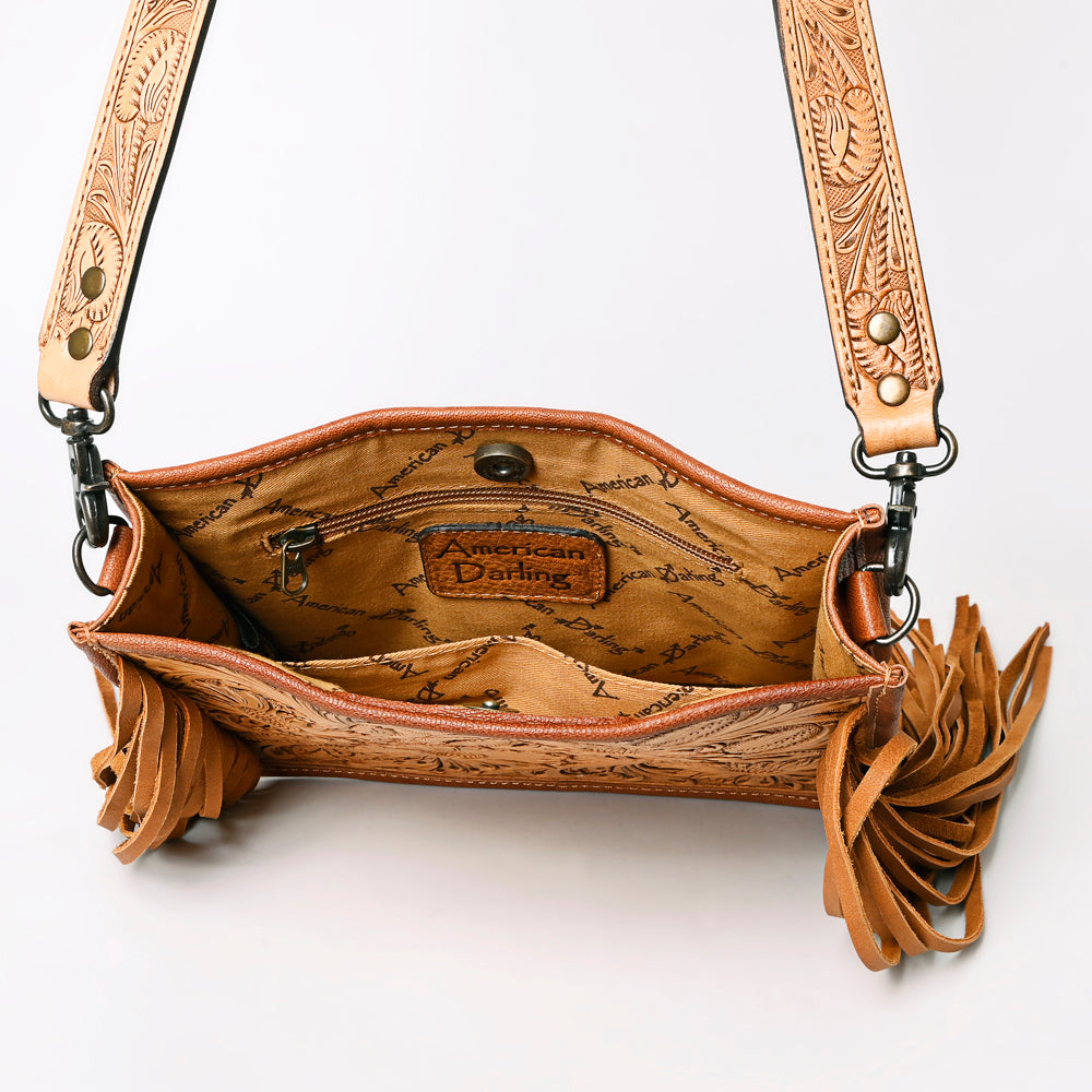 ADBG325 American Darling Hand Tooled Genuine Leather Women Bag Western Handbag Purse