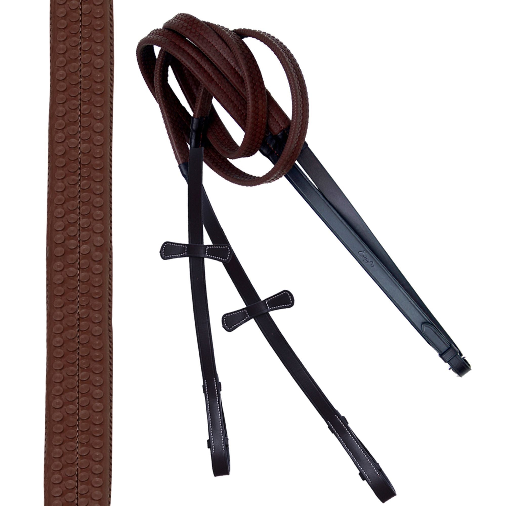 ExionPro SS Clincher Figure 8 Bridle with Rubber Reins