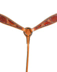 Hilason Western American Leather Horse Breastcollar Dual Tone