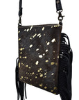 American Darling Cross Body Hair On Genuine Leather Women Bag Western Handbag Purse