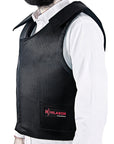 Bull Riding Vest Hilason Black Bull Pro Rodeo Cordura Large