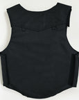 Bull Riding Vest Hilason Black Bull Pro Rodeo Cordura Large