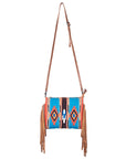 American Darling Saddle Blanket Genuine Leather Women Bag Western Handbag Purse