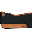 32X32Â  Hilason Western Contoured Horse Saddle Pad Wool Felt Square Black