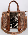 American Darling Briefcase Hand Tooled Saddle Blanket Genuine Leather women bag western handbag purse