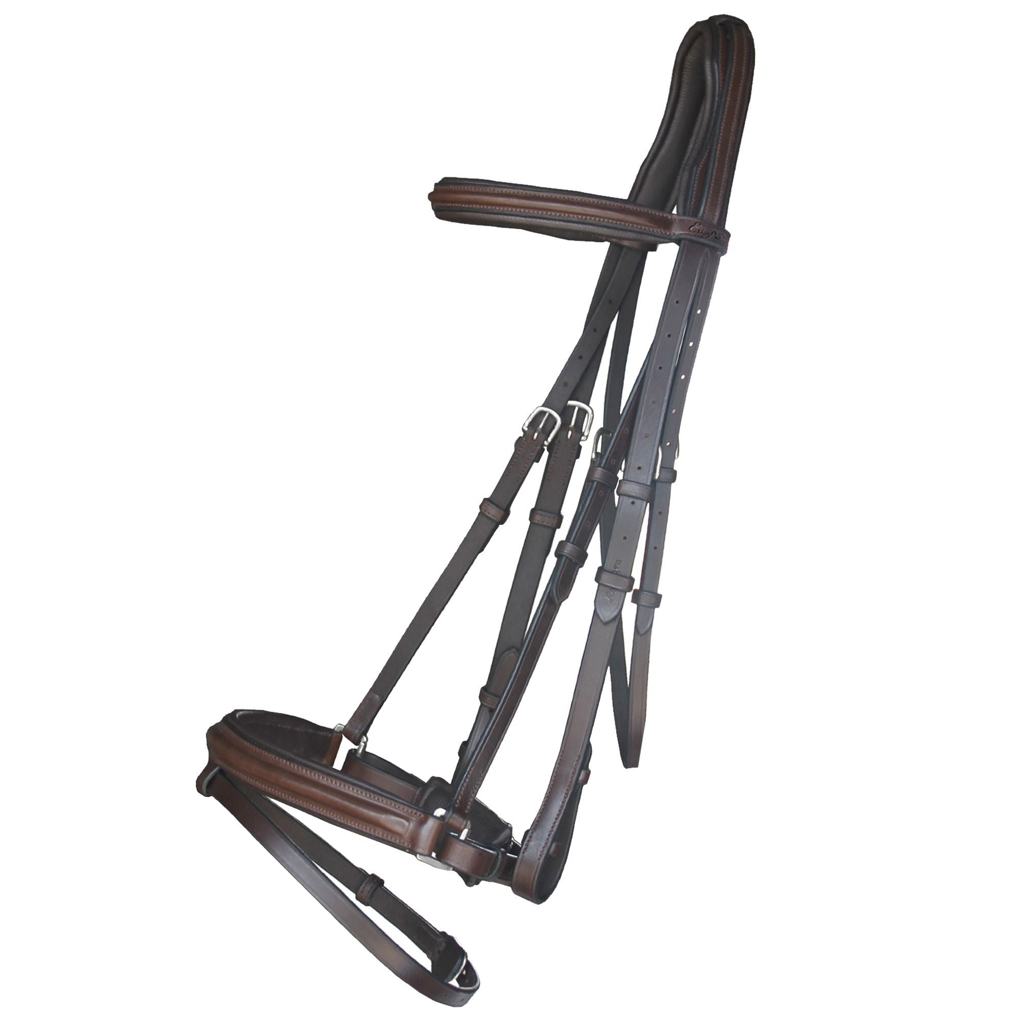 ExionPro Pressure Relief Crown Dressage Bridle with Web Reins