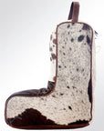 American Darling ADBG354BRW Boot Cover Hair On Genuine Leather Women Bag Western Handbag Purse