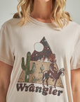 Wrangler Retro Tee- Silver lining