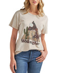 Wrangler Retro Tee- Silver lining