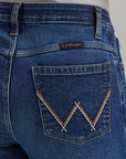 Wrangler Ultimate Riding Jean Willow Mid-Rise Trouser -Parker