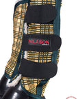 L M S  Xl Hilason Horse Fly Boots Uv Protection Fleece Lined 4 Pack Plaid