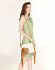 American Darling Small Crossbody Saddle Blanket Genuine Leather women bag western handbag purse