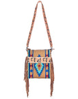 American Darling Cross Body Hand Tooled Saddle Blanket Genuine Leather Women Bag Western Handbag Purse