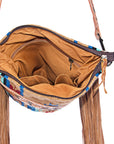 American Darling Cross Body Hand Tooled Saddle Blanket Genuine Leather Women Bag Western Handbag Purse