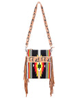 American Darling Cross Body Hand Tooled Saddle Blanket Genuine Leather Women Bag Western Handbag Purse