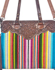 American Darling Cross Body I Hand Tooled Hair-On Genuine Leather Women Bag Western Handbag Purse