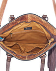 American Darling Cross Body I Hand Tooled Hair-On Genuine Leather Women Bag Western Handbag Purse