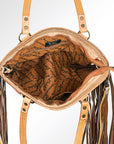 American Darling Cross Body I Hand Tooled Hair-On Genuine Leather Women Bag Western Handbag Purse