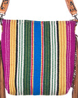 American Darling Large Crossbody Hand Tooled Saddle Blanket Genuine Leather Women Bag Western Handbag Purse