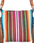 American Darling Large Crossbody Hand Tooled Saddle Blanket Genuine Leather Women Bag Western Handbag Purse