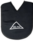 HILASON Western Horse Gel Pad, English Pad, Equestrian Pad Black 21x14 In