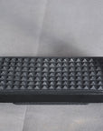 3 In Neck Hilason Western Slanted Stainless Steel rubber Pad Flex Stirrups Black