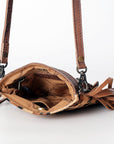 American Darling Cross Body Hair On Genuine Leather Women Bag Western Handbag Purse