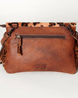 American Darling Hand Tooled Hair-On Genuine Leather Women Bag Western Handbag Purse