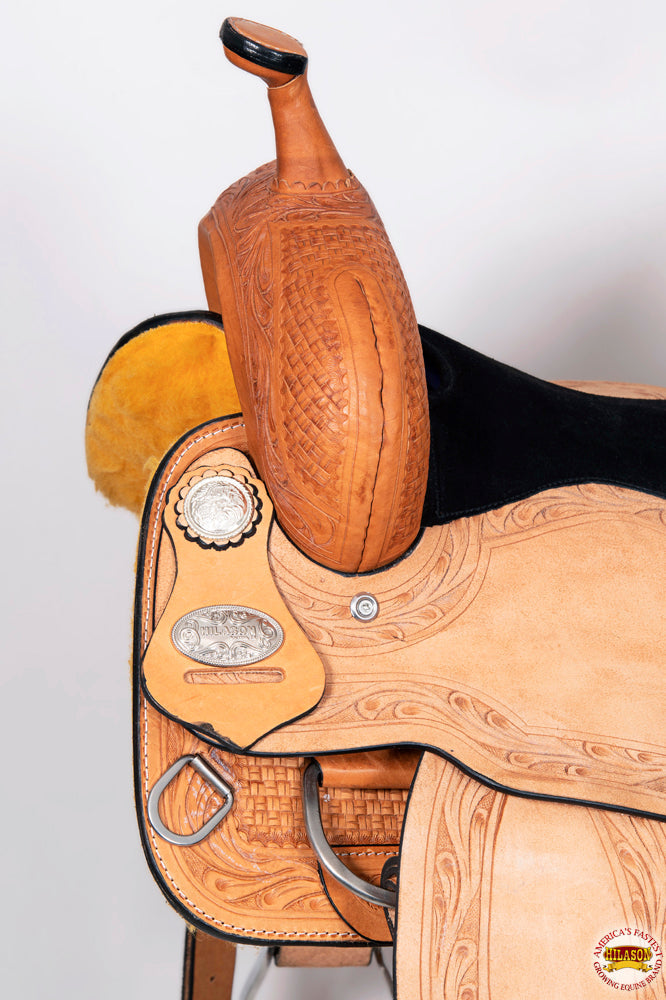 Western Horse Ranch &amp; roping Saddle American Leather Hilason