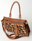 American Darling Briefcase Hair-On Genuine Leather Women Bag Western Handbag Purse