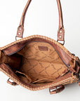 American Darling Briefcase Hair-On Genuine Leather Women Bag Western Handbag Purse