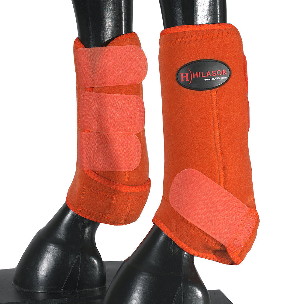HILASON L M S Horse Front Rear Hind Leg Sport Boots &amp; Bell Boots 6 Pack