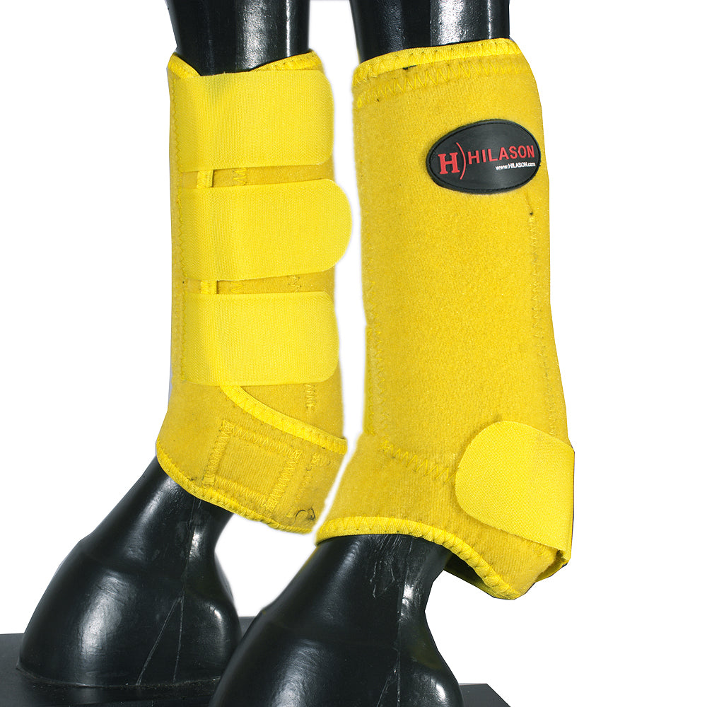 HILASON L M S Horse Front Rear Hind Leg Sport Boots &amp; Bell Boots 6 Pack