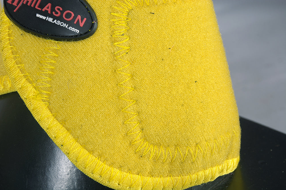 HILASON Bell Boots for Horses No Turn Protection Comfort &amp; Durability Quick Wrap Hook and Loop Jumping Boots Sold in Pairs