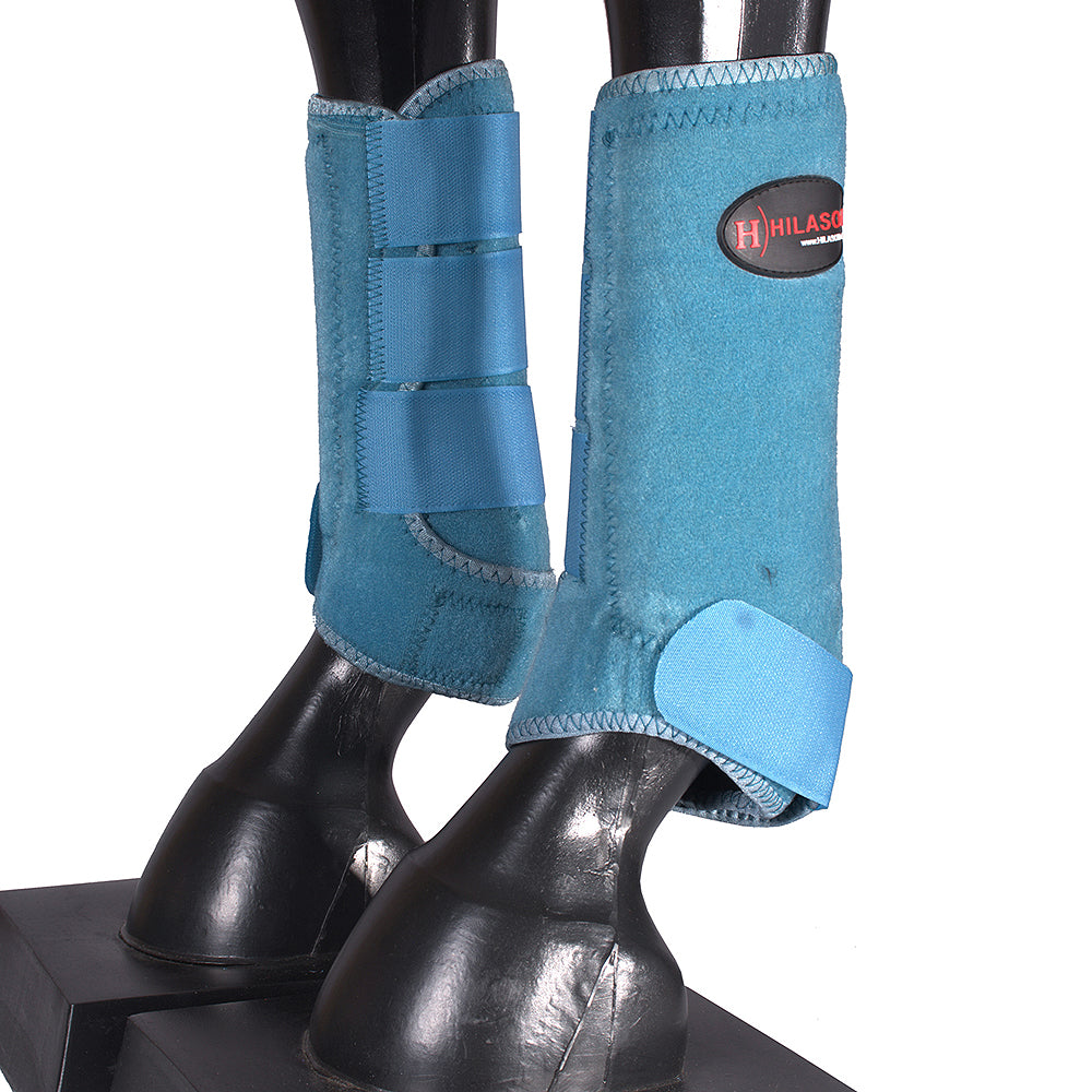 HILASON L M S Horse Front Rear Hind Leg Sport Boots &amp; Bell Boots 6 Pack