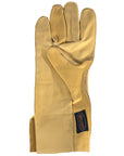 Genuine Leather Bareback Riding Gloves Right Hand By Hilason Tan
