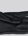 Hilason Bull Riding Gloves Pro Rodeo Genuine Leather Black Left Hand