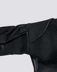 Hilason Bull Riding Gloves Pro Rodeo Genuine Leather Black Right Hand