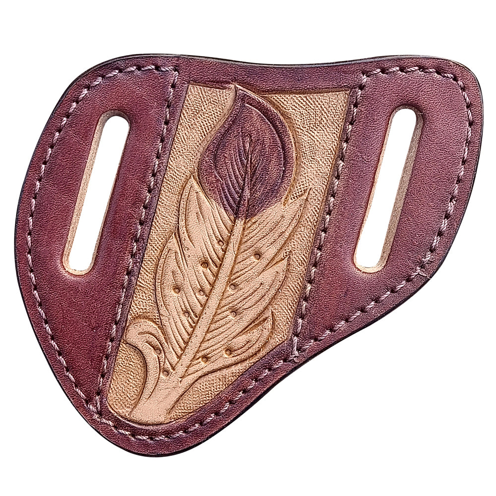 Hilason Western Style  Knife Scabbard Sheath Cover Genuine Leather