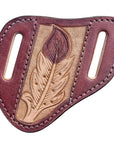Hilason Western Style  Knife Scabbard Sheath Cover Genuine Leather